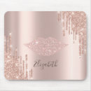 Recherche de scintillement rose tapis souris Élégant