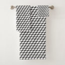 Recherche de illusion optique cube maison deco Noir et blanc
