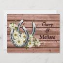 Suche nach land western hochzeits einladungen Hufeisen