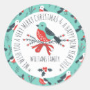 Recherche de oiseaux mignons autocollants Blanc