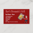 Suche nach bier bar visitenkarten Für ihn