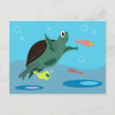 Recherche de tortues marines cartes postales Pour enfants
