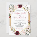 Recherche de géométrique mariage invitations Cadre géométrique or