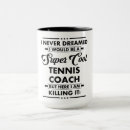 Recherche de tennis drôle tasses Cool