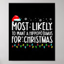 Suche nach hippopotamus poster Weihnachten