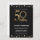 Recherche de confettis invitations Arrière plan noir