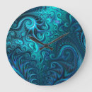 Recherche de bleu de turquoise horloges Abstrait