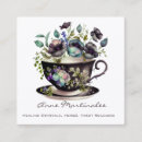 Suche nach teacup visitenkarten Blume