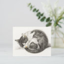 Recherche de illustration de chat noir cartes postales Pour elle
