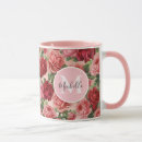 Recherche de fleurs romantiques tasses Vintage floral