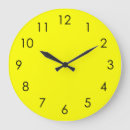 Recherche de nombres noirs horloges Jaune