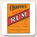 Recherche de rhum dessous de verres Vintage