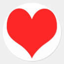 Recherche de rouges autocollants Coeur rouge