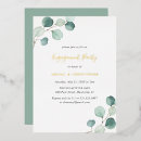 Recherche de eucalyptus fiançailles invitations Simple