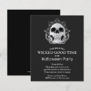 Recherche de crâne gothique invitations Vintage
