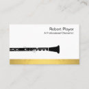 Suche nach clarinet visitenkarten Klarinette