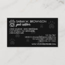 Suche nach animal print visitenkarten Haustier