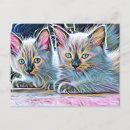 Recherche de deux animaux cartes postales Illustration