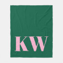 Recherche de rose et vert couvertures plaids Moderne