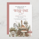 Recherche de woodland anniversaire invitations Champignon