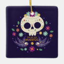 Recherche de crâne mexicain de sucre ornements Fleurs