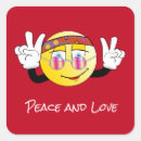 Suche nach liebe und frieden aufkleber Friedenszeichen