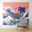 Recherche de rétro japonais art Grande vague