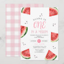 Recherche de de pastèque anniversaire invitations Melon 1er anniversaire