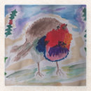 Recherche de robin dessous de verres Aquarelle