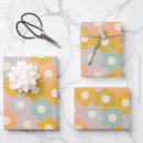Recherche de fleurs pastel papier cadeau Motif
