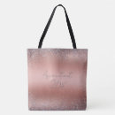 Recherche de brosse tote bags Rose doré