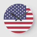 Recherche de drapeau des états unis horloges Américain