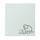 Recherche de baby shower blocsnotes Éléphant