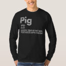 Recherche de porc drôle tshirts Définition