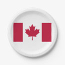 Recherche de canadien assiettes en papier Feuille d'érable