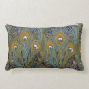 Recherche de plumes paon coussins Cru