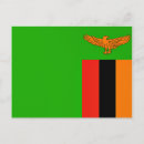 Recherche de zambie cartes postales Drapeau de la zambie