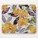 Suche nach orchideen blume mousepads Gelb