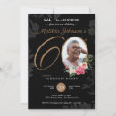 Recherche de black floral invitations Or noir