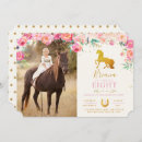 Recherche de equestre anniversaire invitations Aquarelle