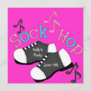 Recherche de sock hop invitations Cinquantaine