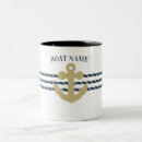 Suche nach der anker des schiffs tassen Blau