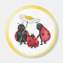 Recherche de insectes de bébé magnets Coccinelle