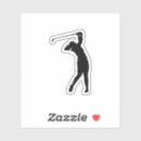 Recherche de golf autocollants Noir et blanc
