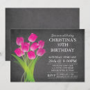 Recherche de tulip anniversaire invitations Fête