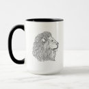 Recherche de tête de lion tasses Mandala