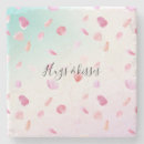 Recherche de pétales dessous de verres Aquarelle