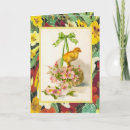 Recherche de poussin vintage pâques cartes Jaune
