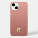 Recherche de conception élégante de monogramme iphone coques Chic
