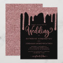Recherche de rose gold mariage invitations Noir